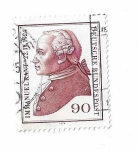 Sellos del Mundo : Europa : Alemania : 250 años del nacimiento de Inmanuel Kant