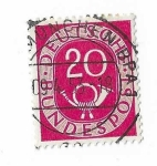 Stamps : Europe : Germany :  Corneta postal