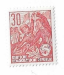 Stamps Germany -  Bailes típicos