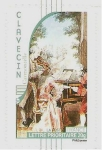 Stamps France -  la musica, clavicordio