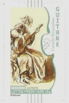 Stamps France -  la musica, guitarra