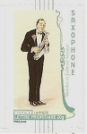 Stamps France -  la musica, saxofon