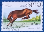Stamps Laos -  Caballo
