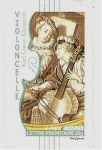 Stamps France -  la musica, violonchelo