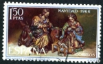 Stamps Spain -  Navidad '66