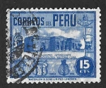 Stamps Peru -  378 - Museo Arqueológico de Lima