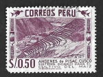Stamps Peru -  476 - Andenes de Pisac. Cuzco
