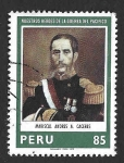 Stamps Peru -  691 - Héroes de la Guerra del Pacífico