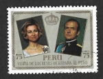 Stamps Peru -  708 - Visita a Perú de SSMM Reyes de España