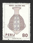 Stamps Peru -  742 - Jarrón de Cerámica Inca