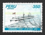 Stamps Peru -  802 - Barco Militar