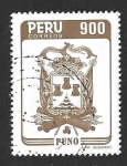 Stamps Peru -  850 - Armas de la Ciudad de Puno