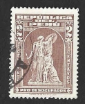 Stamps Peru -  RA29 - Alegoría