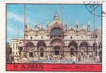 Stamps United Arab Emirates -  Basílica de San Mateo-Londres 