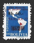 Sellos de America - Bolivia -  627 - Año Mundial del Reumatismo