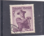 Stamps : Europe : Austria :  traje típico 