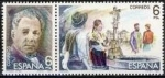 Stamps Spain -  ESPAÑA 1982 2653/4 Sellos Nuevos Mestros de la Zarzuela Escena Maruxa y Amadeo Vives Yvert2541/2 Sco