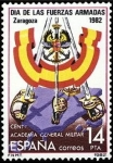 Stamps Spain -  ESPAÑA 1982 2659 Sello Nuevo Dia de las Fuerzas Armadas Cartel Anuciador Yvert2287 Scott2292