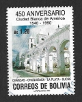 Stamps Bolivia -  804 - 450 Aniversario de la Ciudad Blanca de América