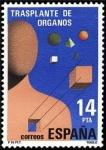 Stamps Spain -  ESPAÑA 1982 2669 Sello Nuevo Transplante de organos, Alegoria Yvert2291 Scott2297