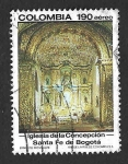 Stamps Colombia -  1039 - Iglesia de la Concepción