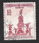 Stamps Colombia -  C242 - Monumento a Bolívar