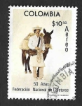 Stamps Colombia -  C642 - L Años de la Federación Nacional de Cafeteros