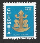 Sellos de America - Colombia -  C669 - Rana Dorada