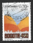 Stamps Colombia -  C791 - 450 Años de la Fundación de la Ciudad de Bogotá