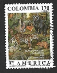 Sellos de America - Colombia -  C835 - UPAE Fauna de la Selva