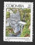 Stamps Colombia -  C836 - Santuario de las Lajas