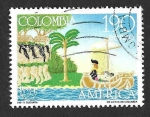Stamps Colombia -  C843 - UPAEP América