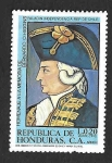 Stamps : America : Honduras :  C700 - Homenaje a Bernardo O´Higgins