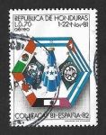 Stamps : America : Honduras :  C705 - Copa de Fútbol CONCACAF`81- ESPAÑA´82