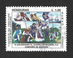 Stamps : America : Honduras :  C843 - LXXV Aniversario El Ahorro Hondureño S.A. (Compañía de Seguros)