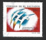 Sellos de America - El Salvador -  1200 - Bicentenario de la Revolución Francesa
