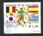 Stamps El Salvador -  1240 - Campeonato Mundial de Fútbol Italia´90