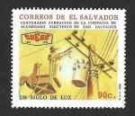 Sellos de America - El Salvador -  1250 - Centenario de la Fundación de la Compañía Eléctrica de El Salvador