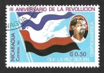 Stamps Nicaragua -  1163 - III Año de la Revolución