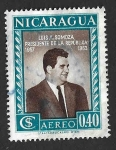Stamps Nicaragua -  C390 - Luis Anastasio Somoza Debayle 