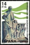 Stamps Spain -  España 1982 2684 Sello ** Centenario de la llegada a España de los Padres Salesianos Grupo escultori