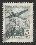 Sellos de America - Argentina -  C46 - Avión