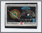Stamps Spain -  Barcelona'92 VII serie Pre-Olímpica: Tito