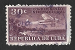 Stamps Cuba -  C8 - Avión