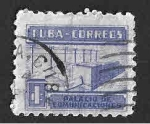 Stamps Cuba -  RA11 - Edificio de Comunicaciones