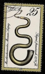 Stamps Germany -  Museo instrumentos musicales de Leipzig - Serpent