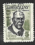 Stamps Uruguay -  630 - Centenario del Nacimiento del Dr. Eduardo Acevedo