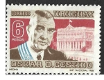 Stamps Uruguay -  763 - I Aniversario de la Muerte del Presidente Oscar D. Gestido 
