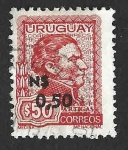 Stamps Uruguay -  931 - José Gervasio Artigas 