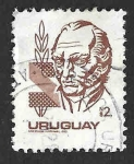 Stamps Uruguay -  1078 - José Gervasio Artigas 